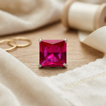 Load image into Gallery viewer, Manini | Square Shaped Silver Nosepins
