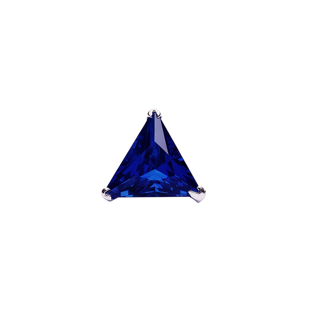 Mithi | Triangle Shaped Silver Nosepin