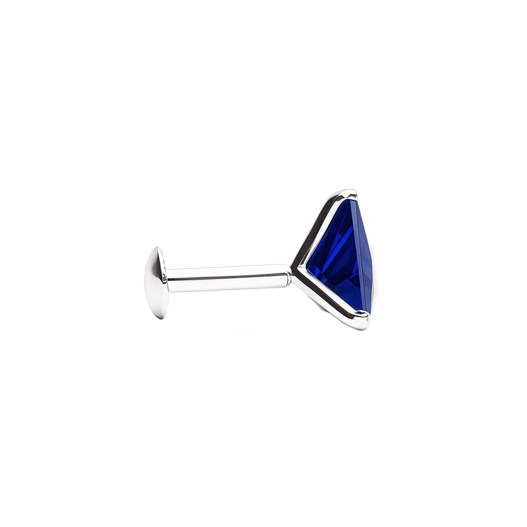 Mithi | Triangle Shaped Silver Nosepin