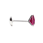 Load image into Gallery viewer, Mithi | Triangle Shaped Silver Earrings
