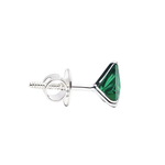 Load image into Gallery viewer, Mithi | Triangle Shaped Silver Earrings
