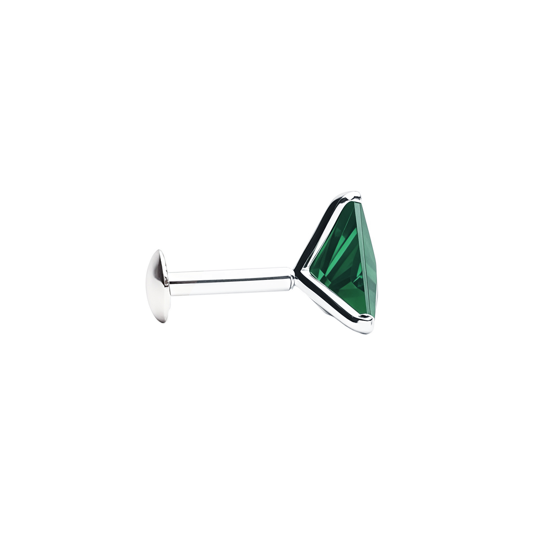 Mithi | Triangle Shaped Silver Nosepin
