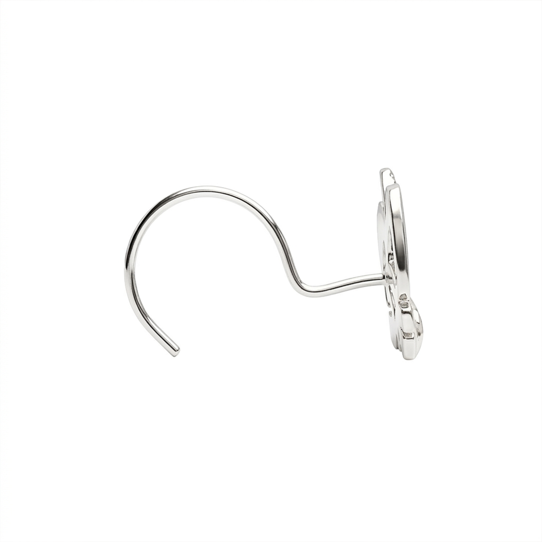 Maya | Trishul Shaped Silver Nosepin