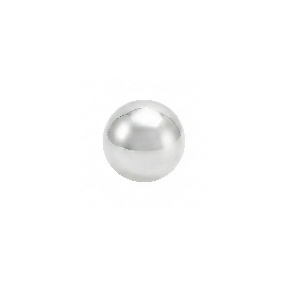 Moti | ball shaped silver earrings