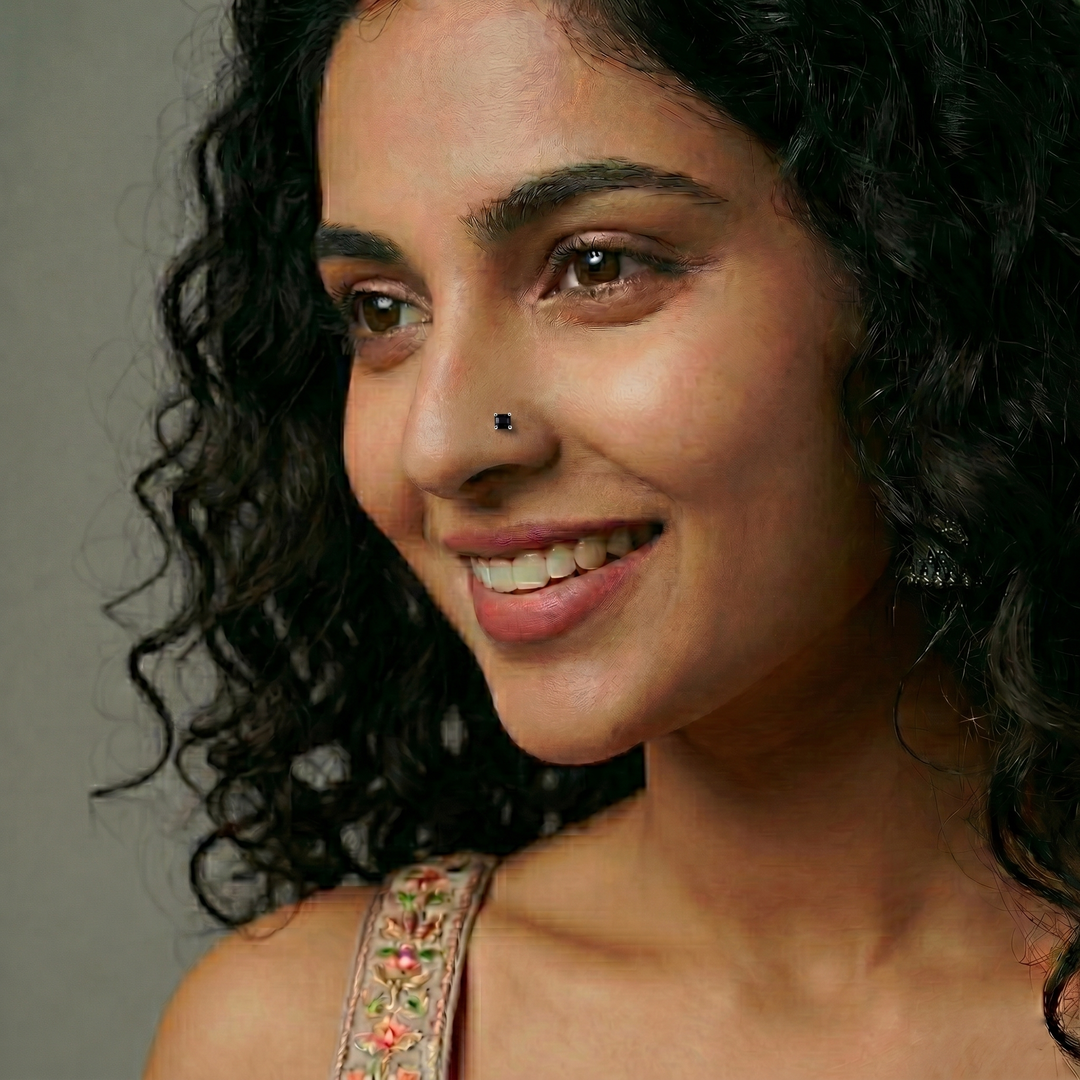 Manini | Square Shaped Silver Nosepins