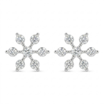 Load image into Gallery viewer, Medha | 7-Stone Starburst Stud Earrings
