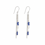 Load image into Gallery viewer, MIRELLE | Triple Rectangular Drop Earrings
