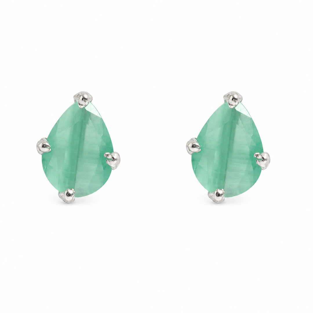Mishka | Water Drop Stone Stud Earrings