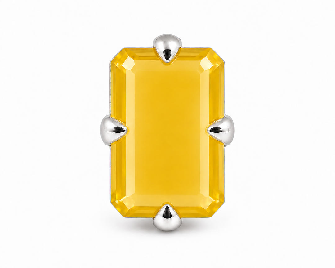 MELORA | RECTANGLE SHAPED SILVER NOSE PIN