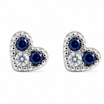 Load image into Gallery viewer, Maia | Heart Stone Earrings
