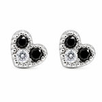 Load image into Gallery viewer, Maia | Heart Stone Earrings
