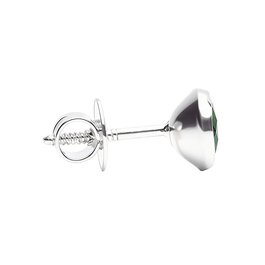 Mina | Katori Stone Silver Earrings