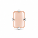 Load image into Gallery viewer, MELORA | RECTANGLE SHAPED SILVER NOSE PIN
