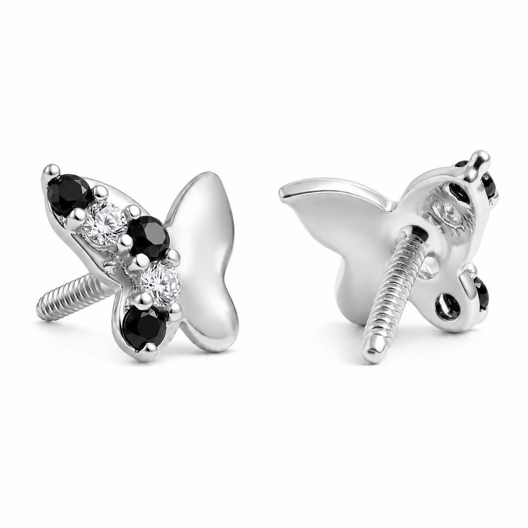 Mila | Butterfly Stone Earrings