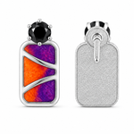 Load image into Gallery viewer, Mali | Geometric Colour-Block Earrings
