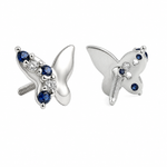 Load image into Gallery viewer, Mila | Butterfly Stone Earrings
