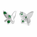 Load image into Gallery viewer, Mila | Butterfly Stone Earrings
