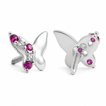 Load image into Gallery viewer, Mila | Butterfly Stone Earrings

