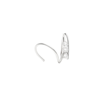 Load image into Gallery viewer, Mia - J Shaped Silver Nosepin
