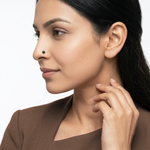 Load image into Gallery viewer, Katori Moti | Round Shaped Silver Nose Pin
