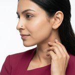 Load image into Gallery viewer, Katori Moti | Round Shaped Silver Nose Pin
