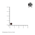 Load image into Gallery viewer, Katori Moti | Round Stud Earrings
