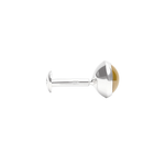 Load image into Gallery viewer, Katori Moti | Round Shaped Silver Nose Pin
