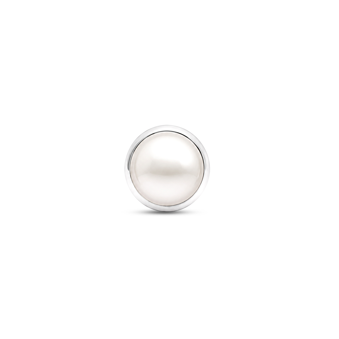 Katori Moti | Round Shaped Silver Nose Pin