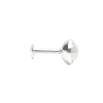 Load image into Gallery viewer, Katori Moti | Round Shaped Silver Nose Pin
