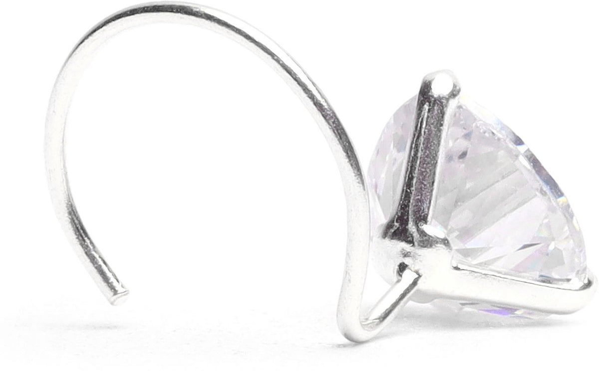 Mynah nose stud white