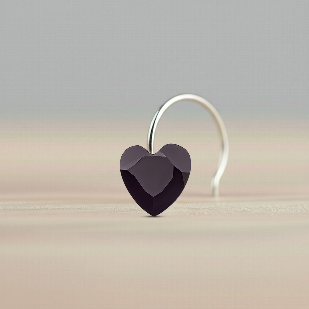 MYNAH Nose Stud Black