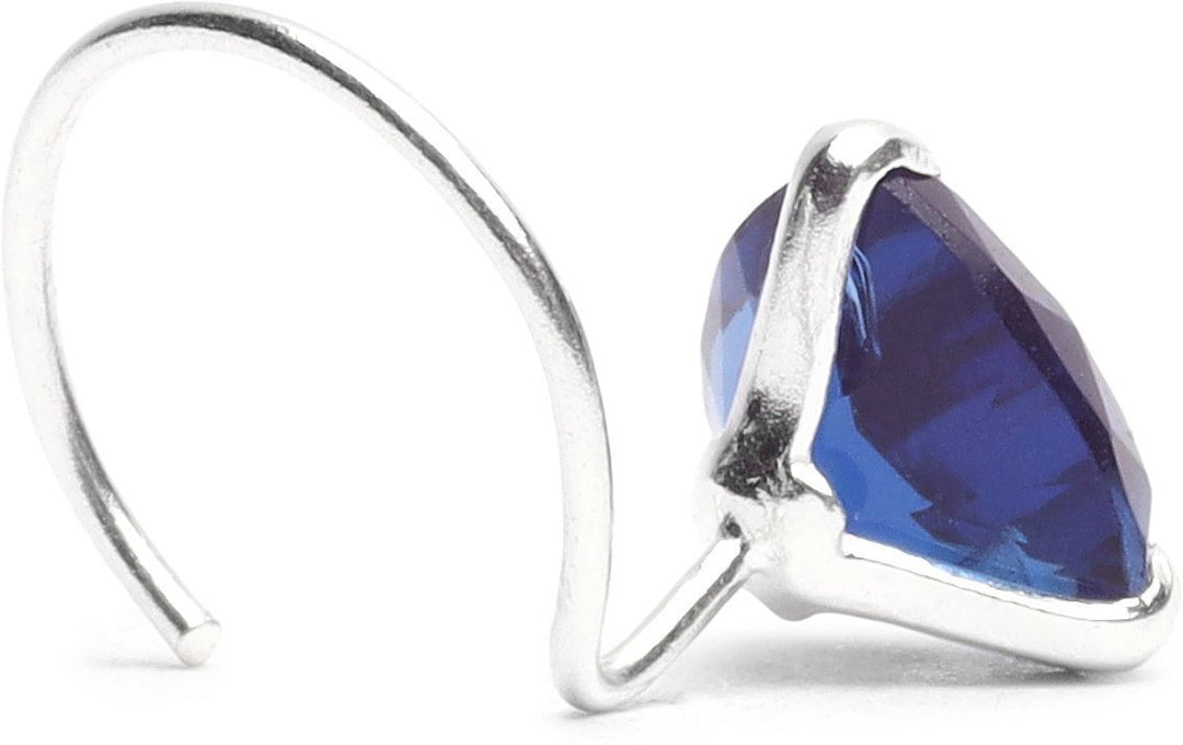 MYNAH Nose Stud Blue