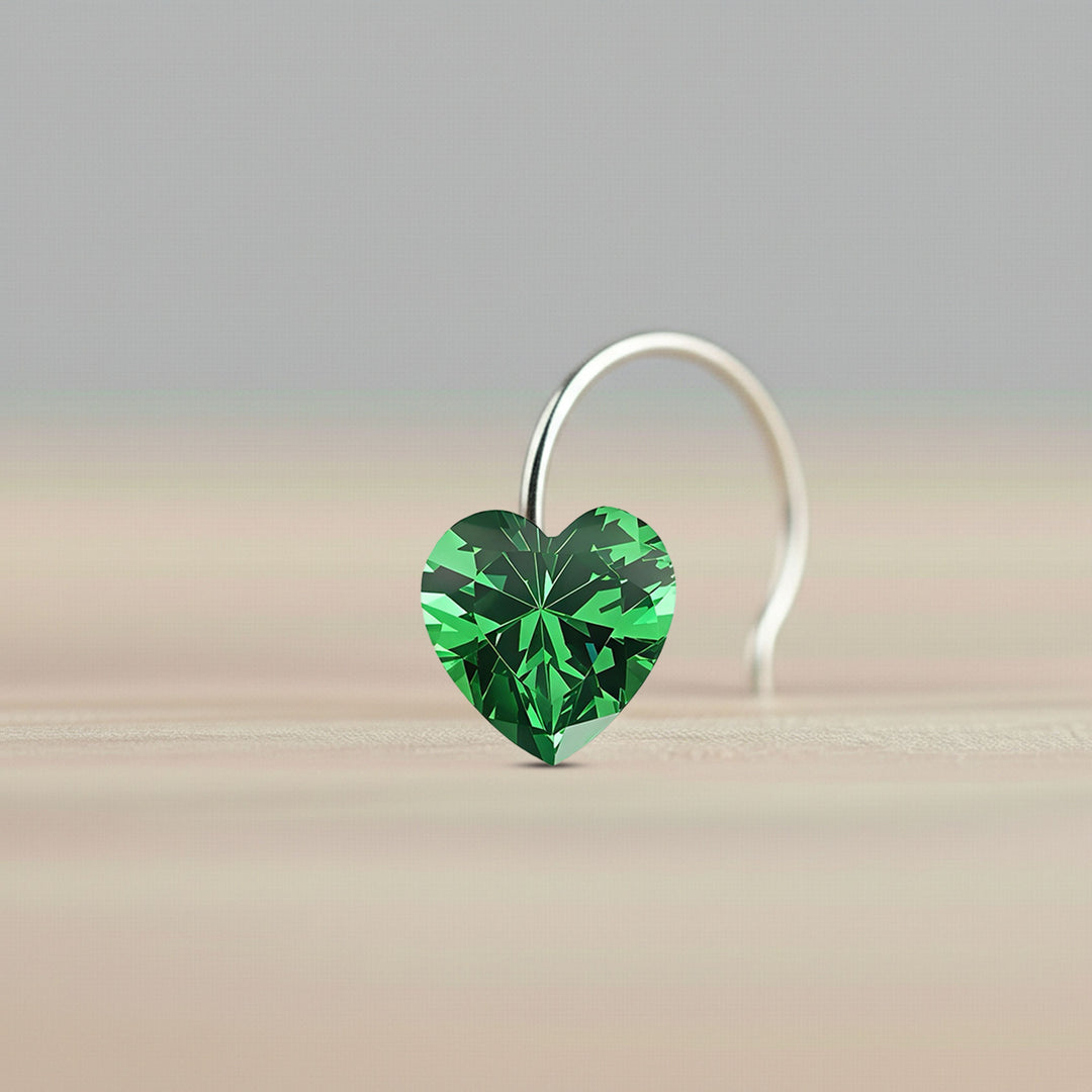 MYNAH Nose Stud Green