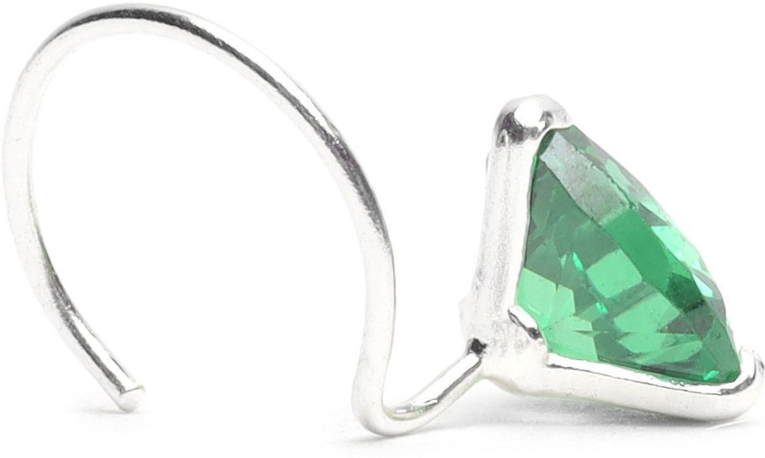 MYNAH Nose Stud Green