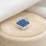 Load image into Gallery viewer, Mahika | 16 Stone Silver Nosepin

