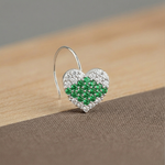 Load image into Gallery viewer, Mahika | 16 Stone Silver Nosepin
