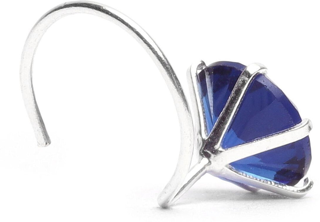 MYNAH Nose Stud Blue