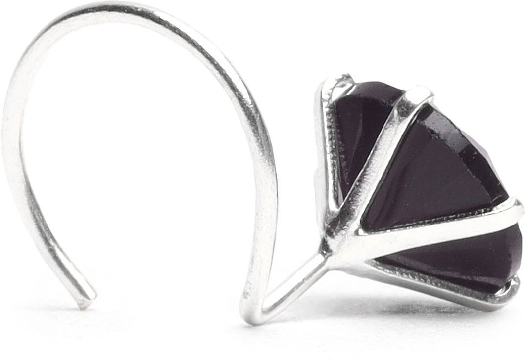 MYNAH Nose Stud Black