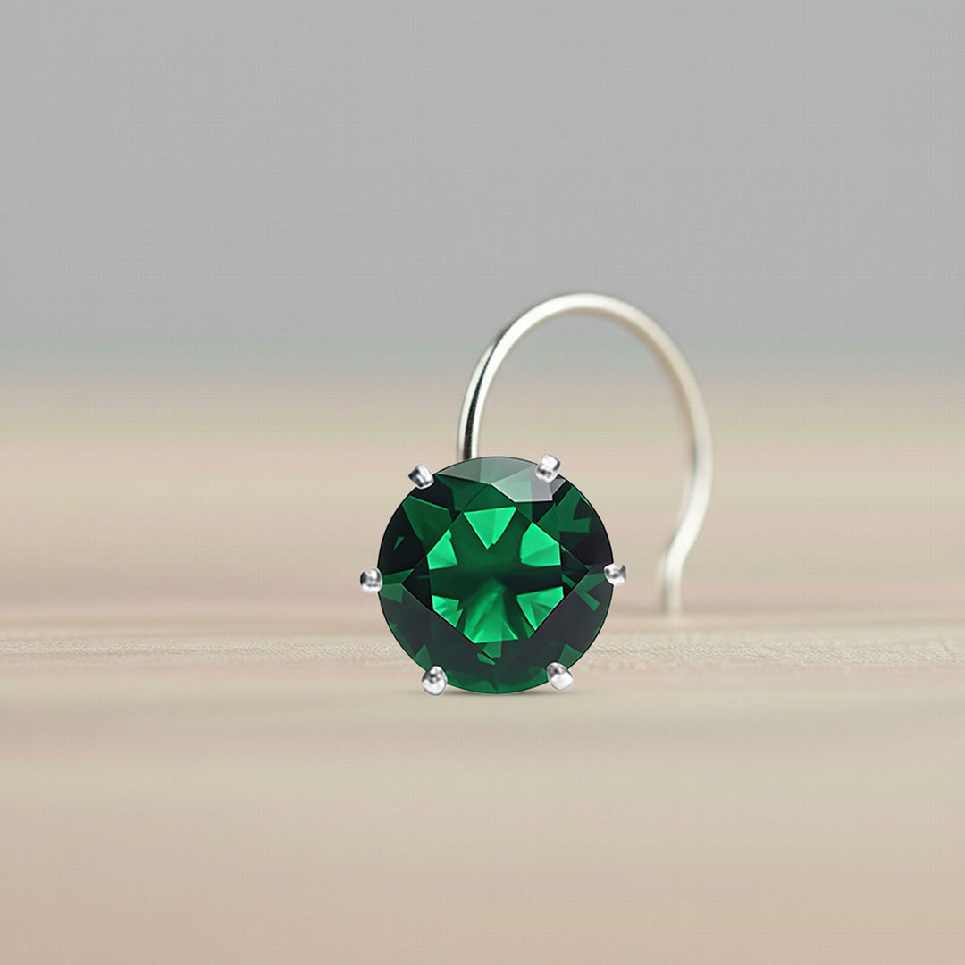 MYNAH Nose Stud Green