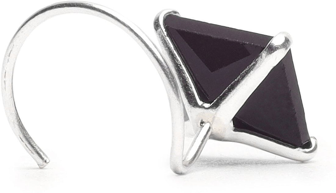 MYNAH Nose Stud Black