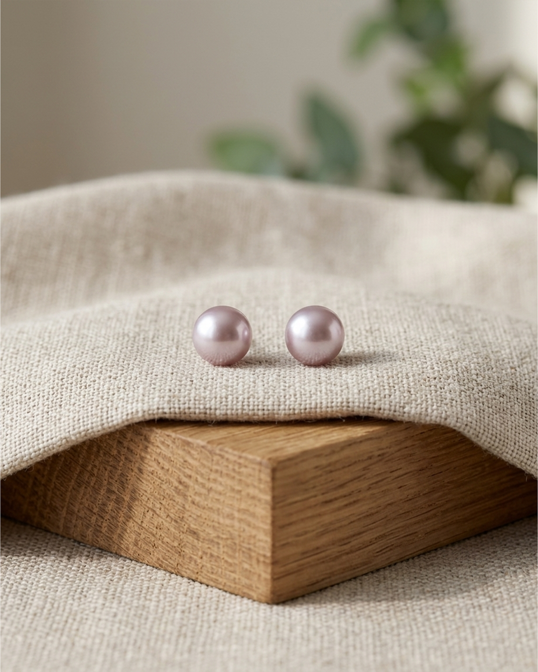 Mukt | Pearl Silver Earrings 6mm | English Back