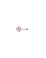 Load image into Gallery viewer, Mukt | Pearl Silver Earrings 6mm | Kids/2nd Stud Screw
