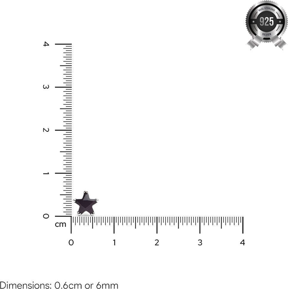 MYNAH Nose Stud Black