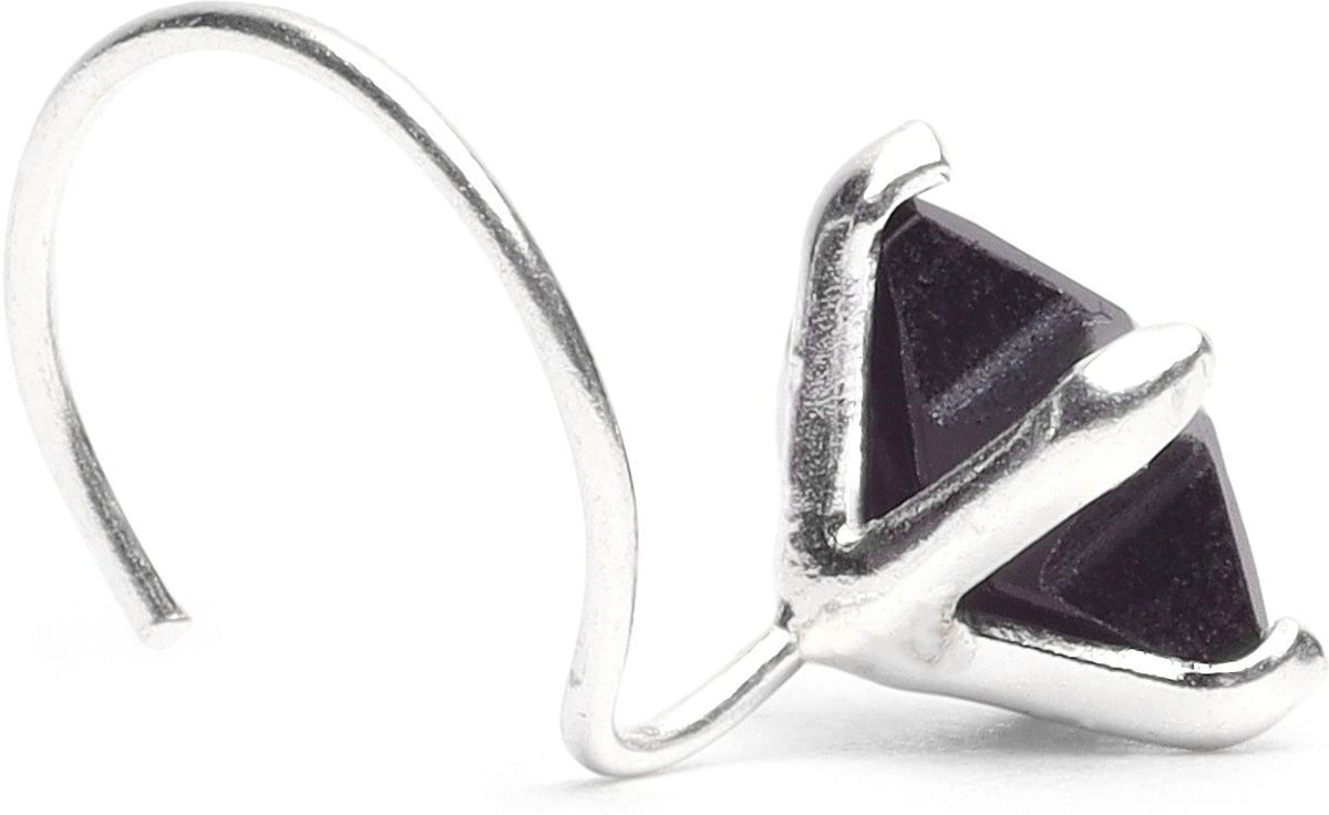 Mynah nose stud black