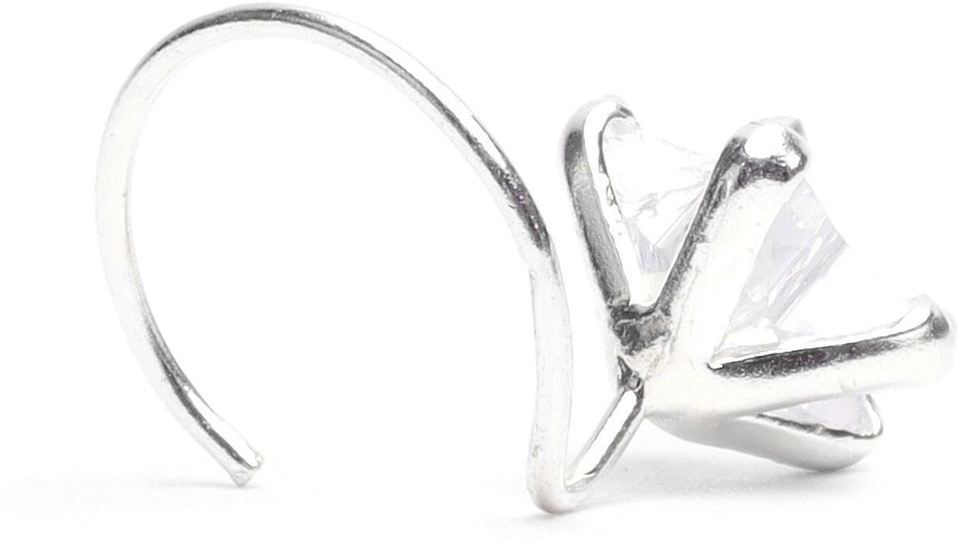 MYNAH Nose Stud White