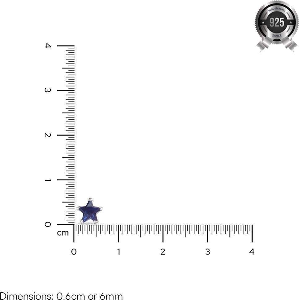 MYNAH Nose Stud Blue