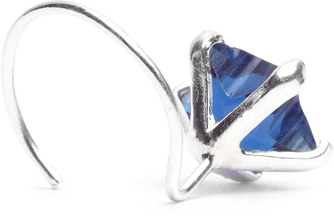 MYNAH Nose Stud Blue