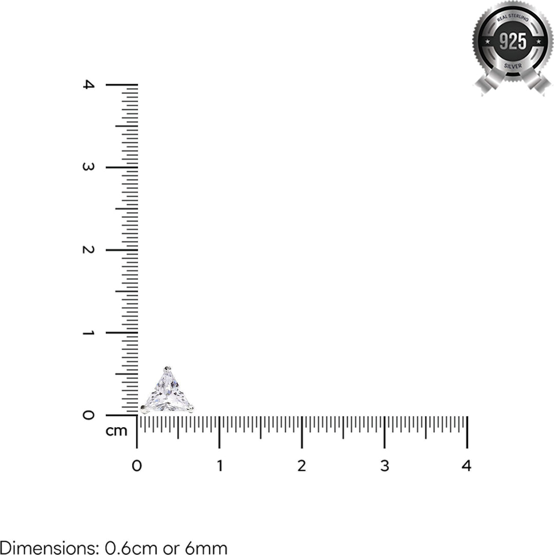 MYNAH Nose Stud White