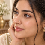 Load image into Gallery viewer, MELORA | RECTANGLE SHAPED SILVER NOSE PIN
