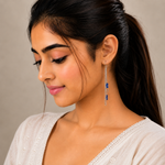 Load image into Gallery viewer, MIRELLE | Triple Rectangular Drop Earrings
